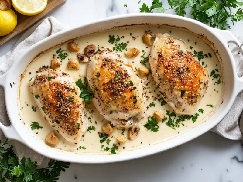 FILÉ DE FRANGO RECHEADO AO MOLHO QUATRO QUEIJOS - 2026.32.250